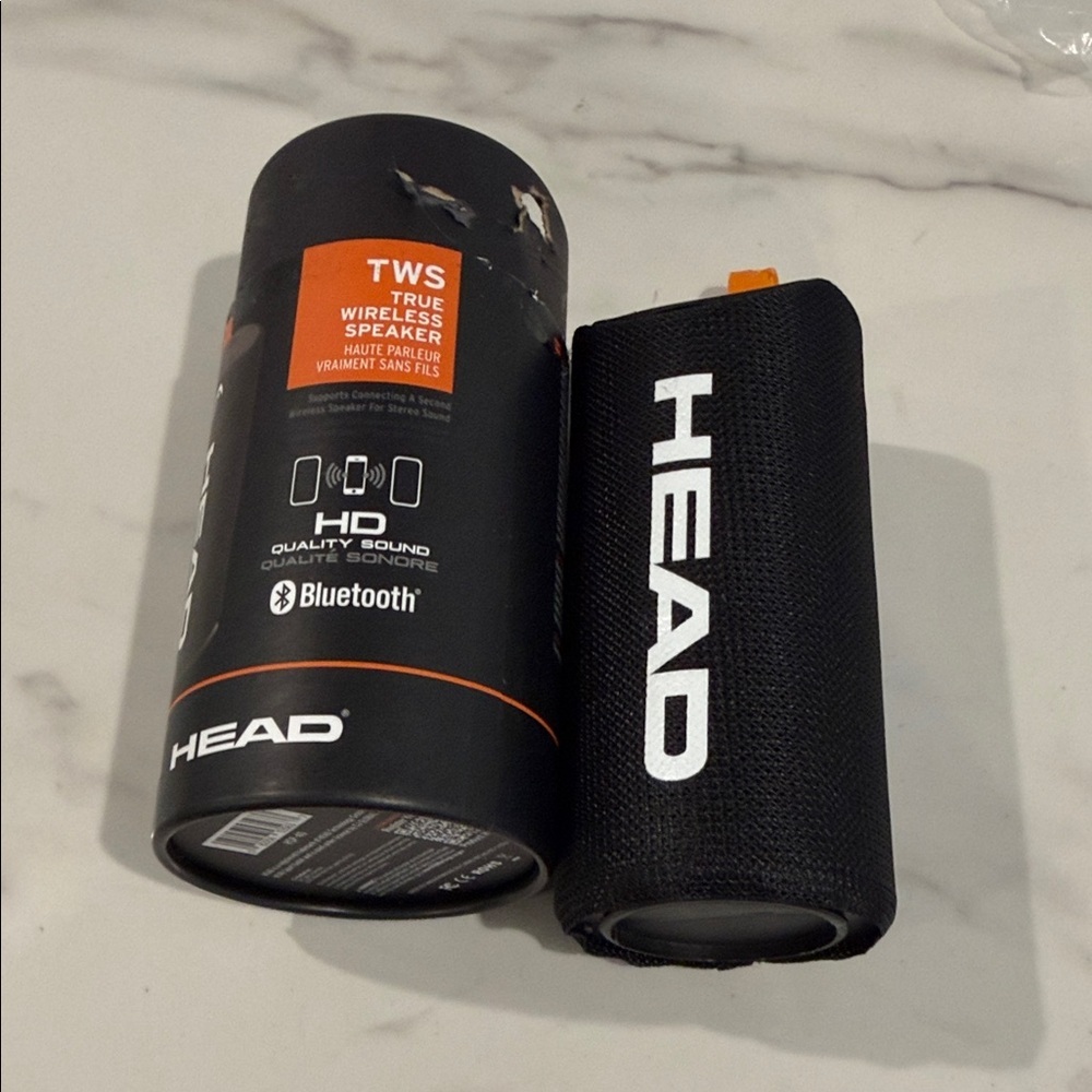 HEAD TWS Wireless Speaker - Black and Orange
